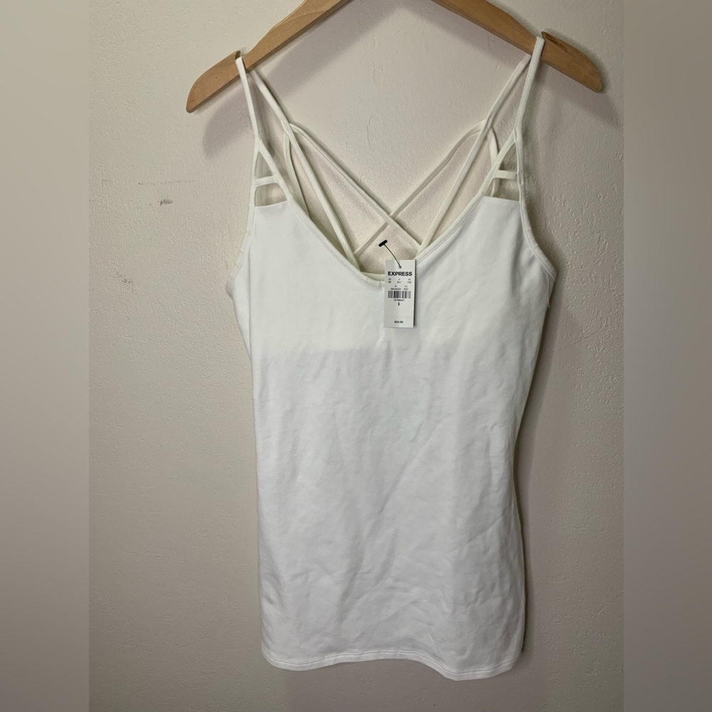 Express strappy tank with original built in bra!